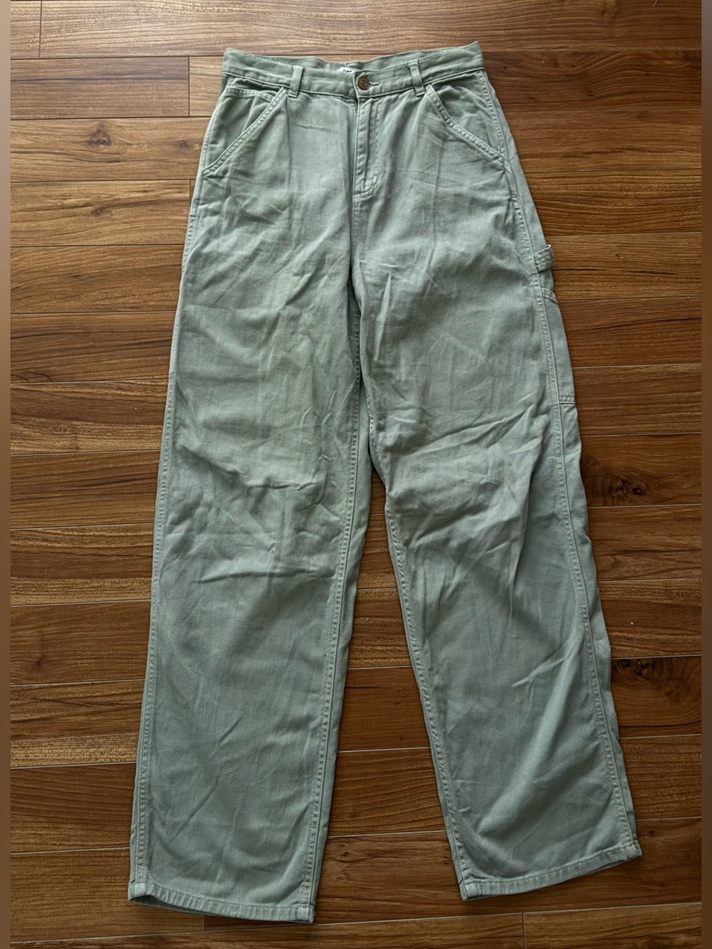 Garage Sage Green Utility Cargo Carpenter Pants / Size 5